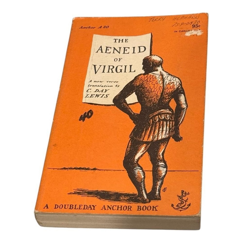 Vintage The Aeneid of Virgil C. Day Lewis Translation Doubleday Anchor A20 Book